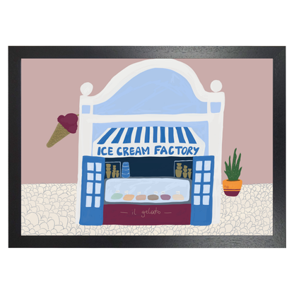Ice Cream Factory by Alix Campbell Art