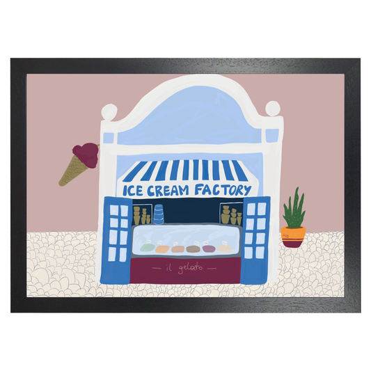 Ice Cream Factory by Alix Campbell Art