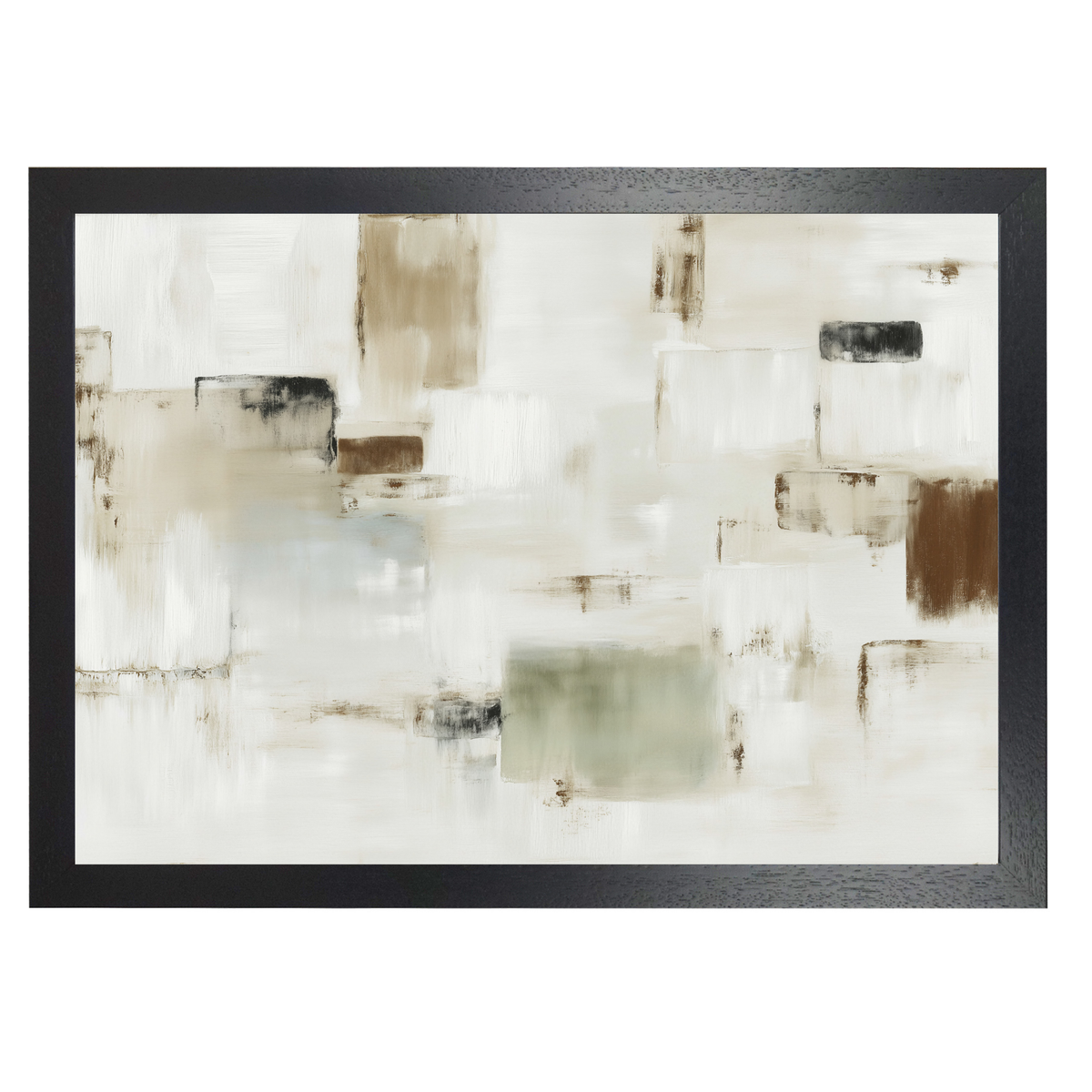 Cubist Block Abstract by Chromatic Storm Studio