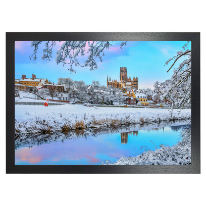 A Bright Snowy Afternoon in Durham by Steven Robinson
