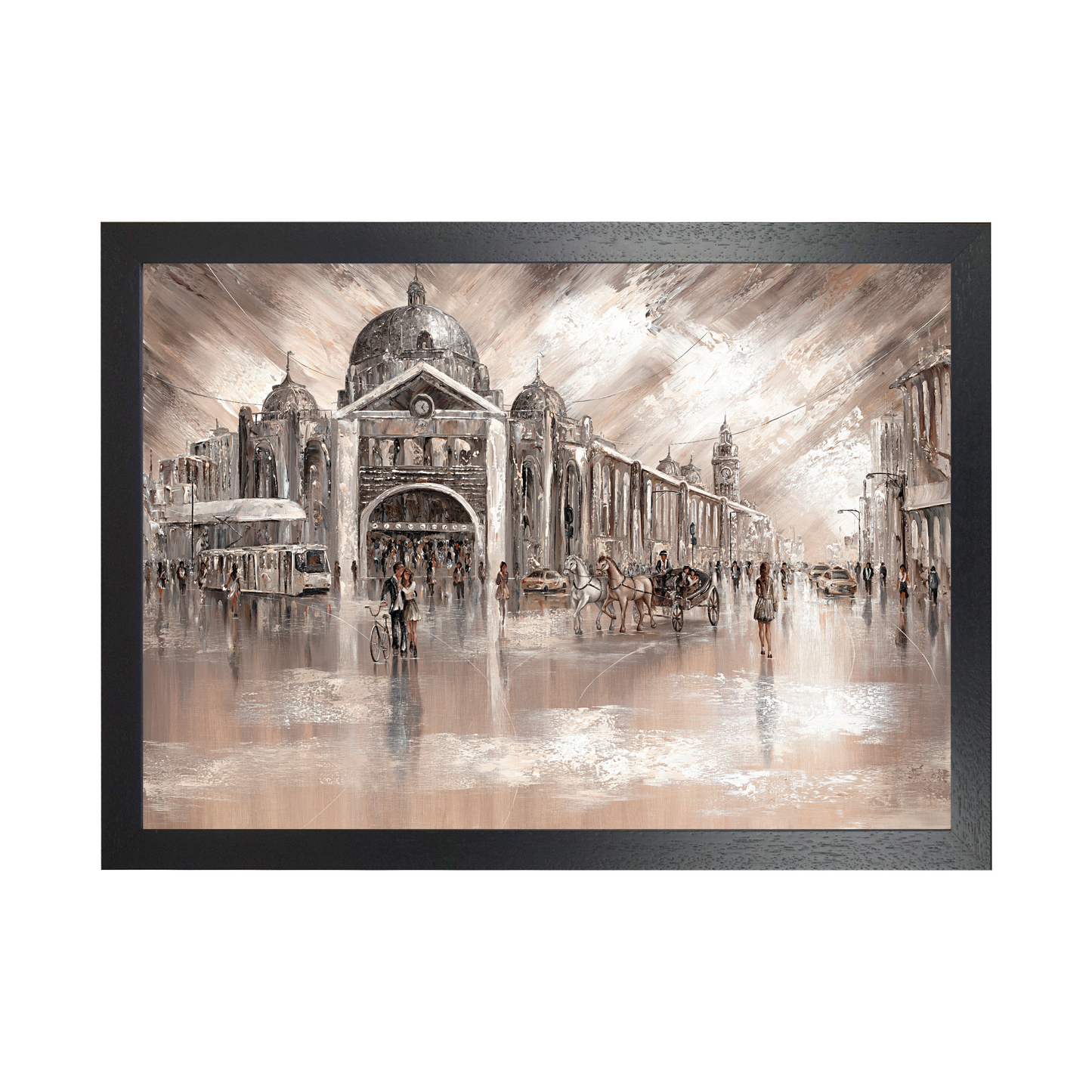 Melbourne Vibes Flinders Station by Isabella Karolewicz