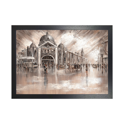 Melbourne Vibes Flinders Station by Isabella Karolewicz