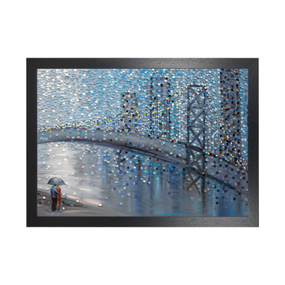 Rainy Date With The Bridge View by Ekaterina Ermilkina