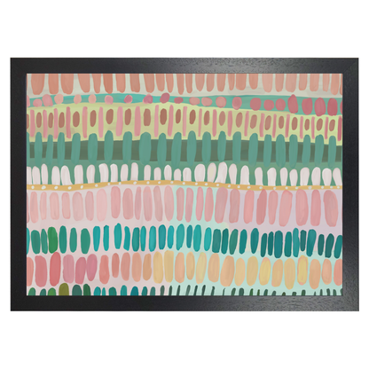 Boho Abstract Painting Daubs by Print Punk Studio