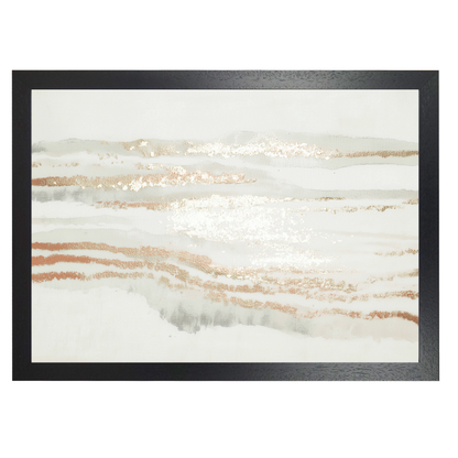 Copper Stripe Field by Chromatic Storm Studio