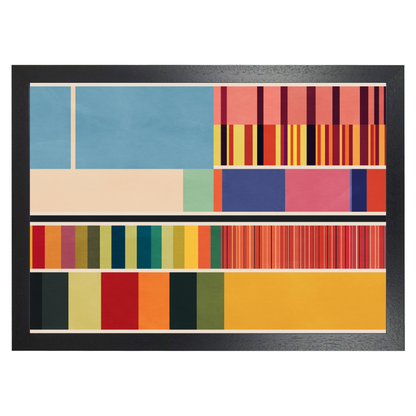 Modern Colour Block Seperation Print by Print Punk Studio