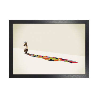 Walking Shadow Old Woman by Jason Ratliff