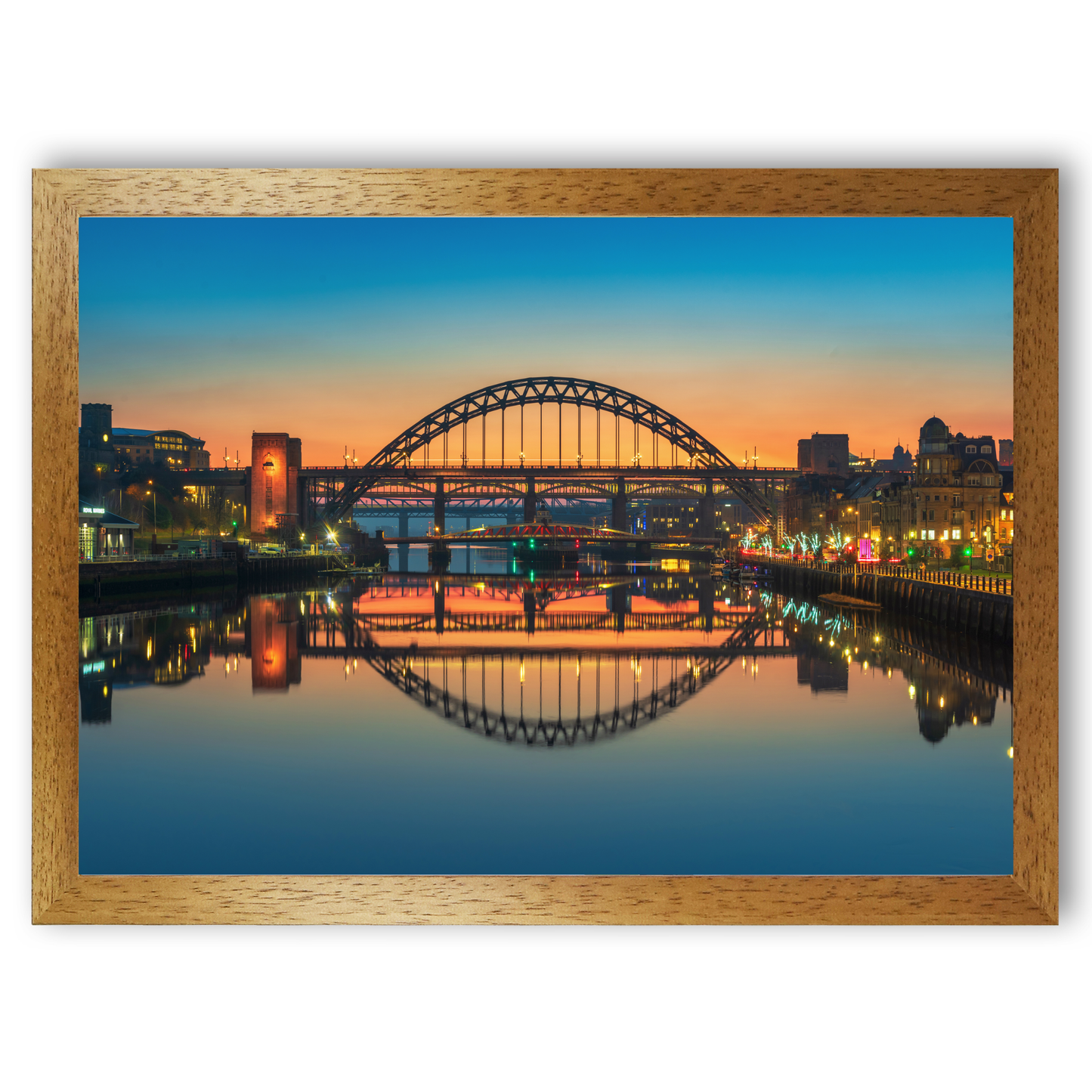 Tyne Bridge in Blue Hour by Steven Robinson
