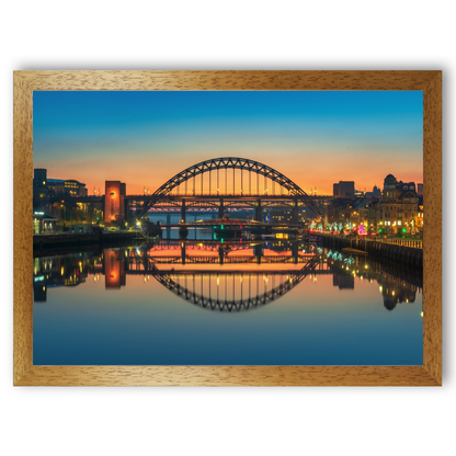 Tyne Bridge in Blue Hour by Steven Robinson
