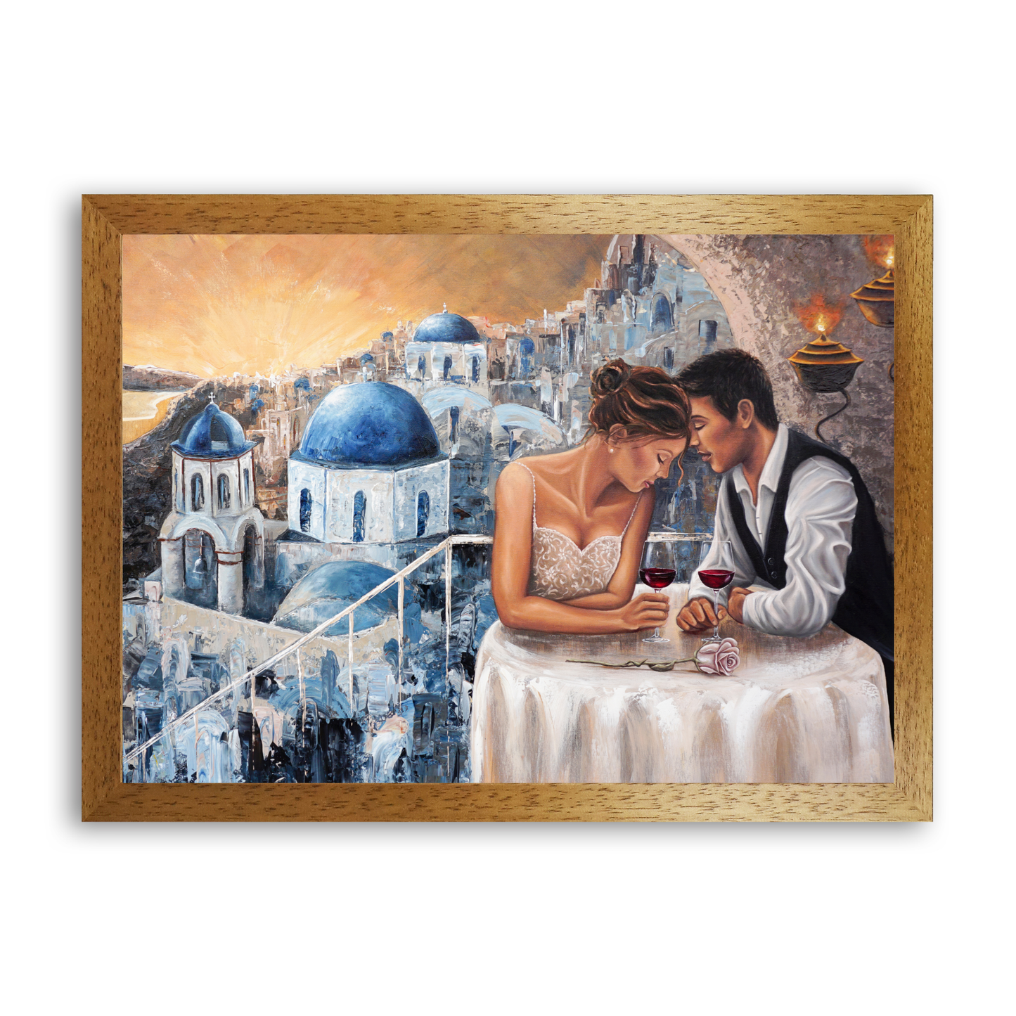 Heaven On Earth Santorini by Isabella Karolewicz