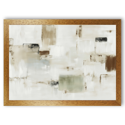 Cubist Block Abstract by Chromatic Storm Studio
