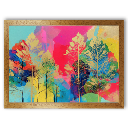 Golden Forest framed by Chromatic Storm Studio