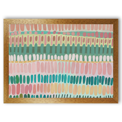Boho Abstract Painting Daubs by Print Punk Studio