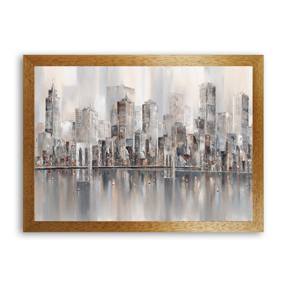 Illusions New York Skyline by Isabella Karolewicz