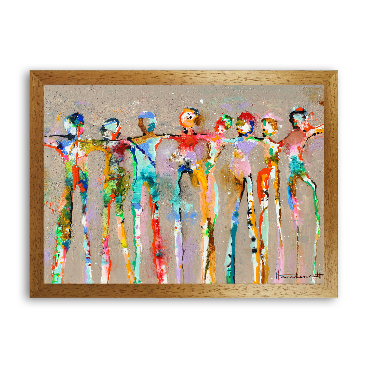 Connected People Eight by STUDIO PAINT-ING