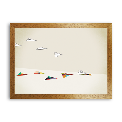 Walking Shadow Paper Planes by Jason Ratliff