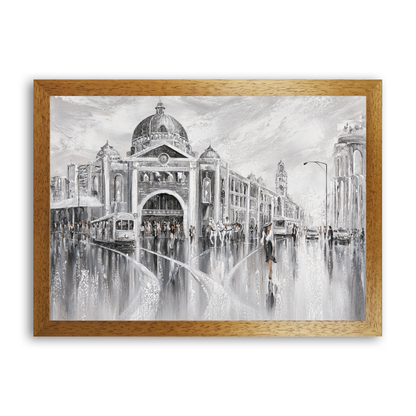 City Vibes Flinders In Monochrome by Isabella Karolewicz