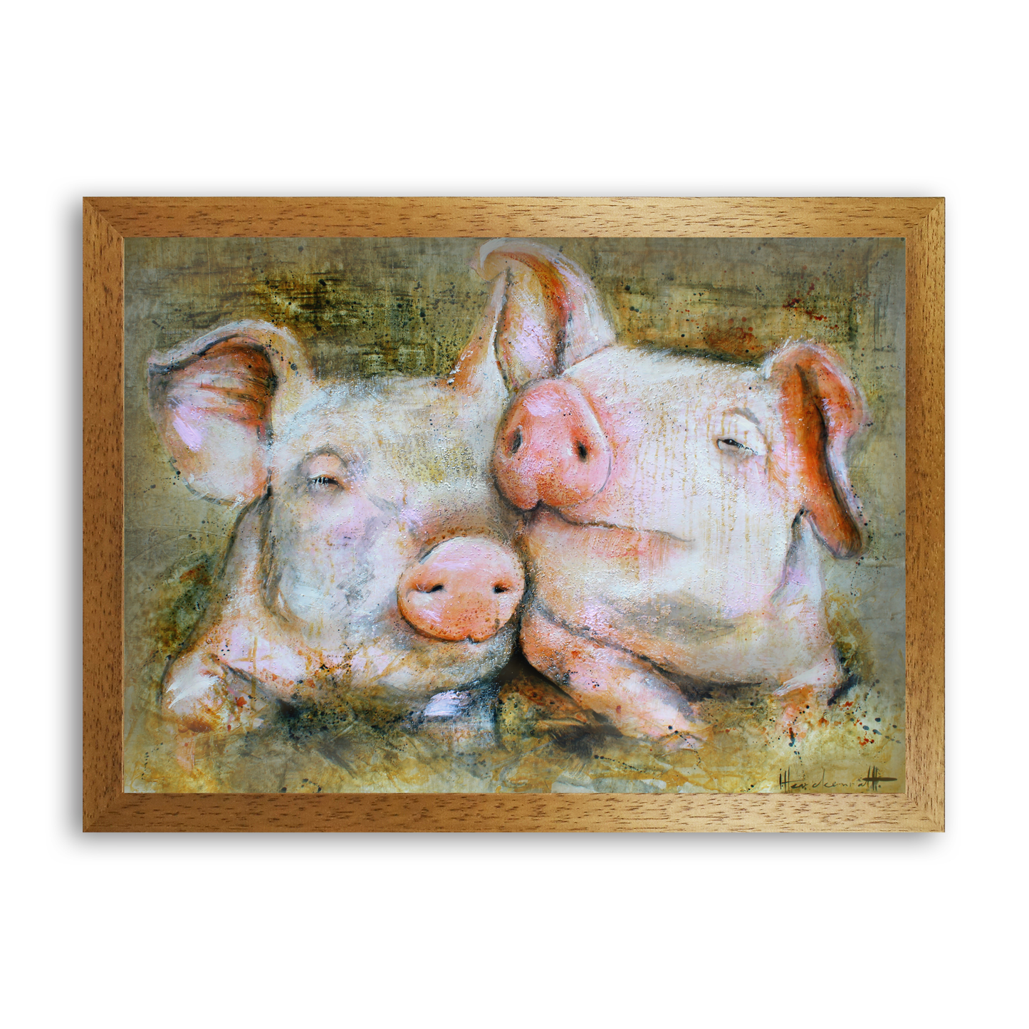Pig Friends by STUDIO PAINT-ING