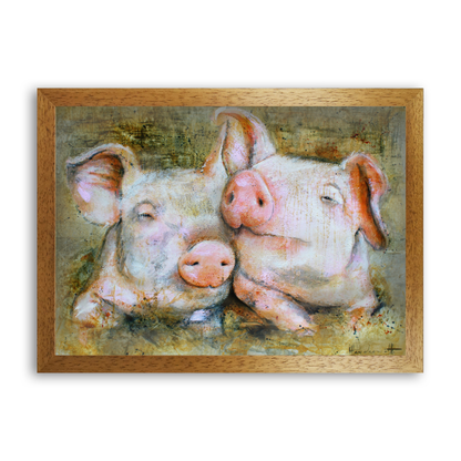 Pig Friends by STUDIO PAINT-ING
