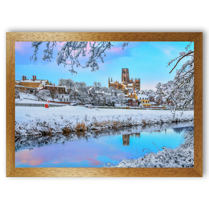 A Bright Snowy Afternoon in Durham by Steven Robinson