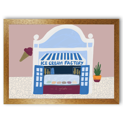Ice Cream Factory by Alix Campbell Art