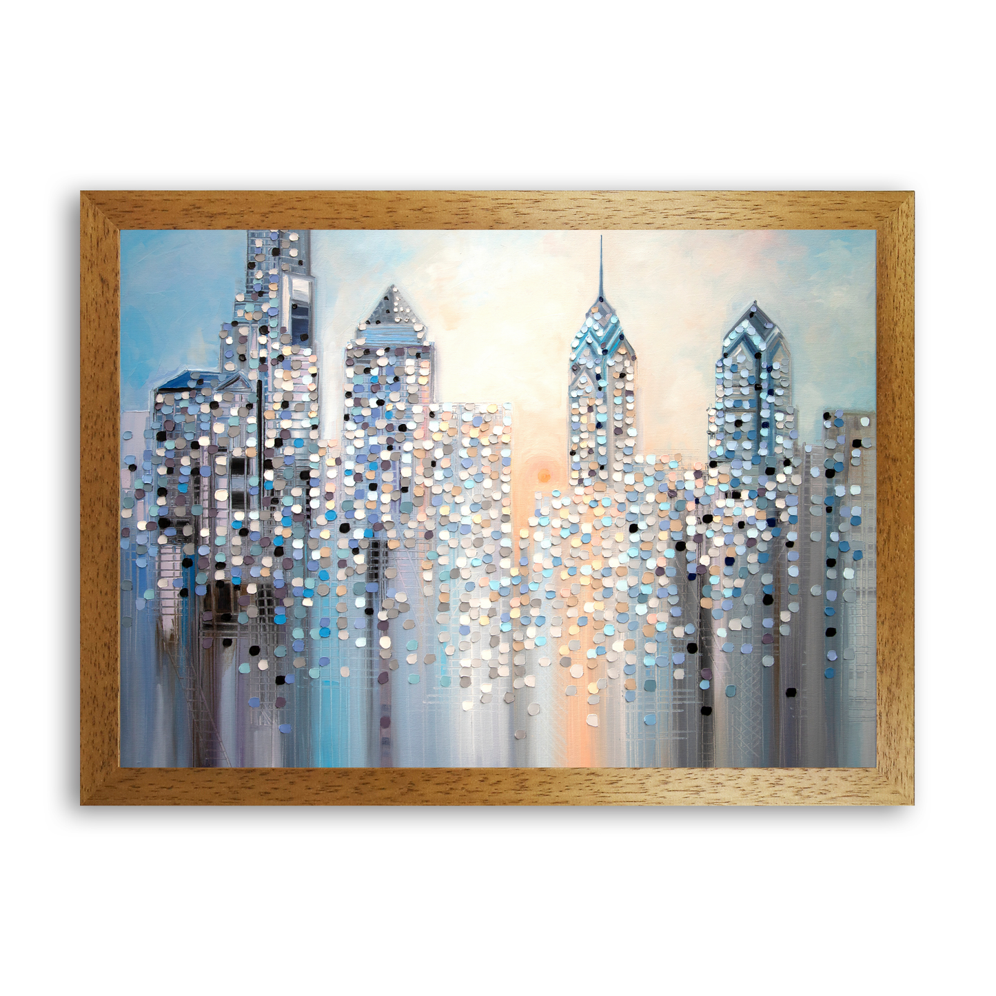 Sunrise in Philadelphia by Ekaterina Ermilkina