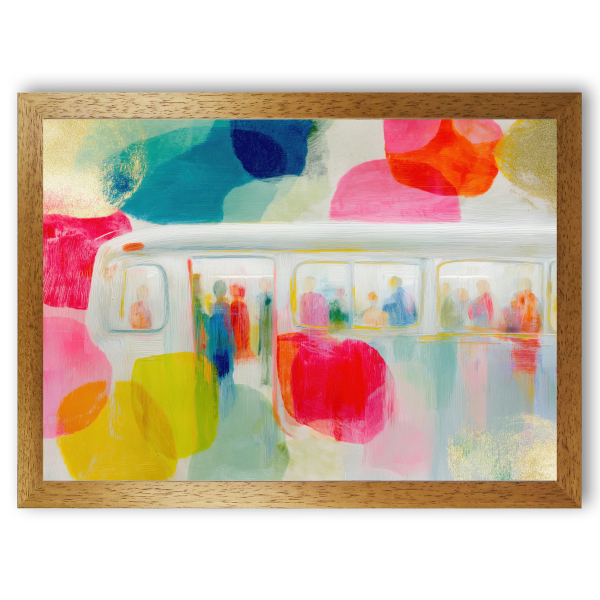 Subway In Color by Chromatic Storm Studio
