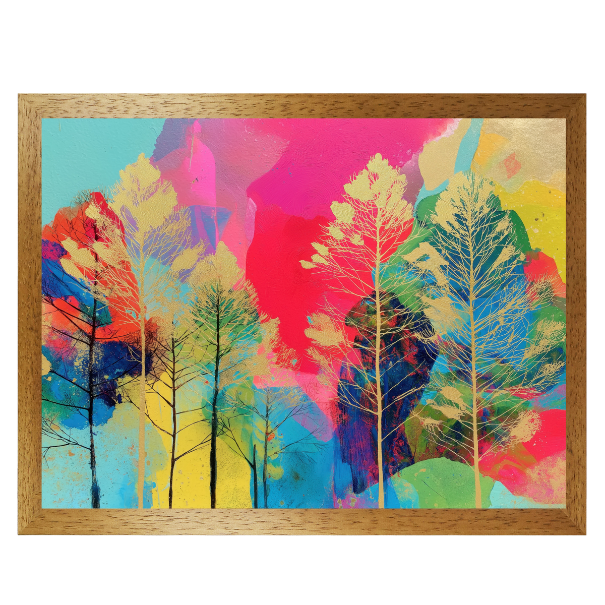 Golden Forest framed by Chromatic Storm Studio