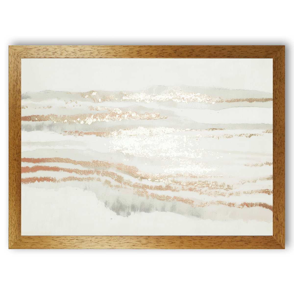 Copper Stripe Field by Chromatic Storm Studio