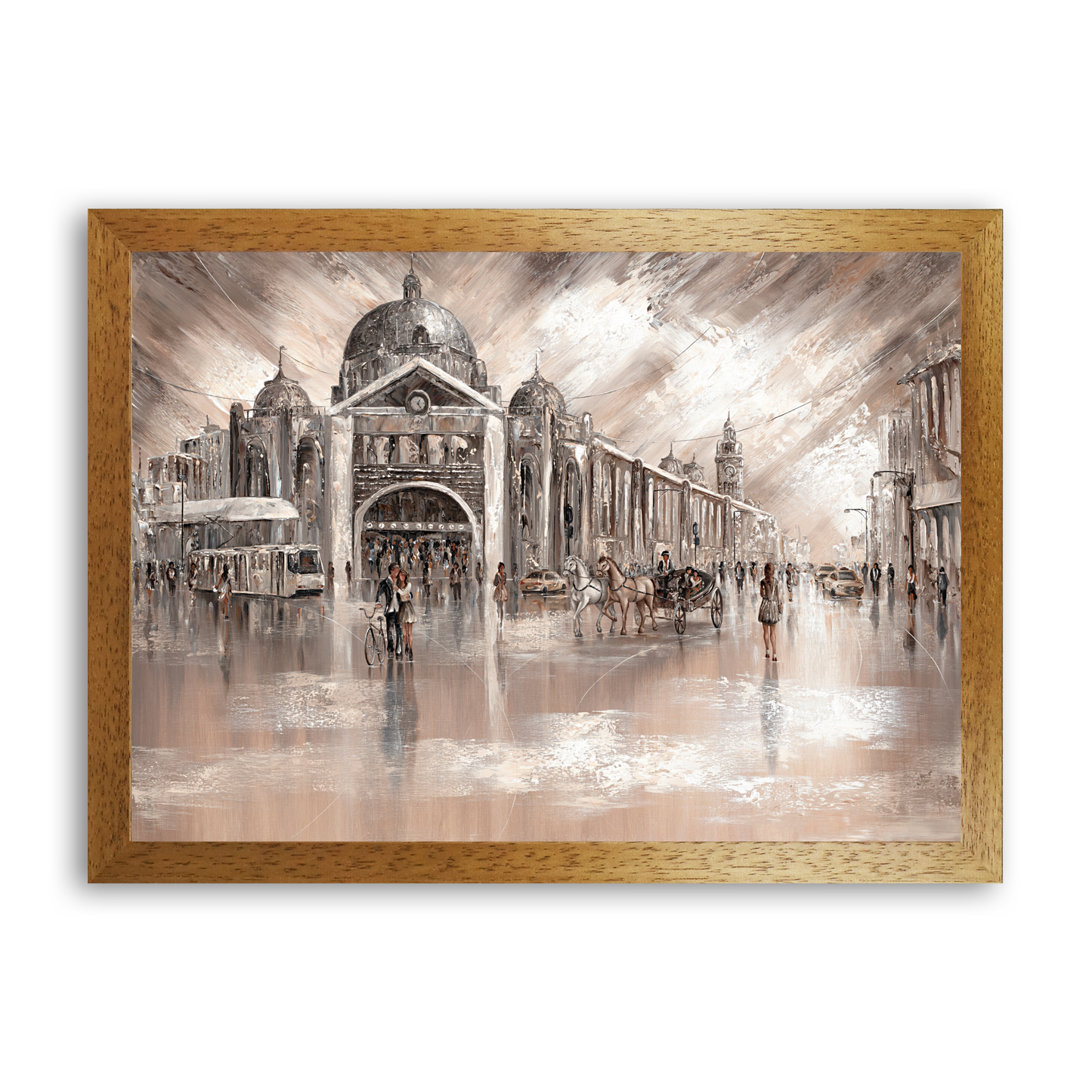 Melbourne Vibes Flinders Station by Isabella Karolewicz