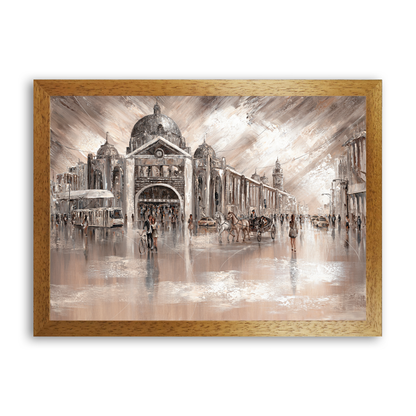 Melbourne Vibes Flinders Station by Isabella Karolewicz