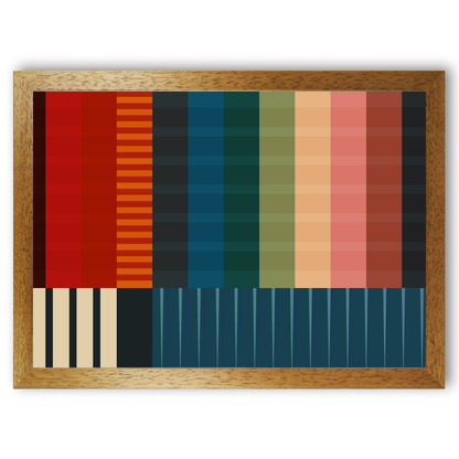 Multi Abstract Design Print by Print Punk Studio