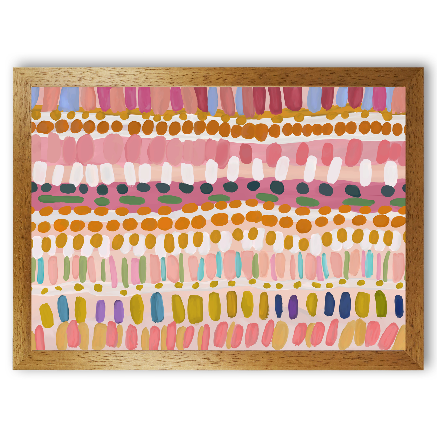 Colurful Painting Brush Dabs by Print Punk Studio