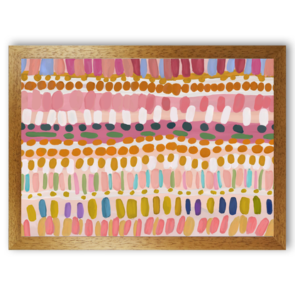 Colurful Painting Brush Dabs by Print Punk Studio