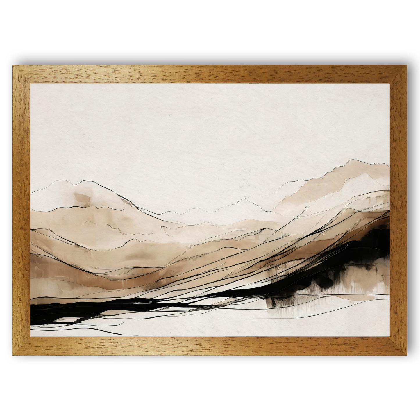 Abstract Hillside Horizon by Alpenglow Workshop