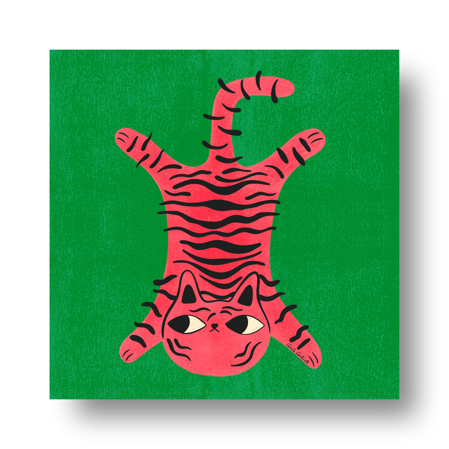 Cat Rug by Carrie Cantwell