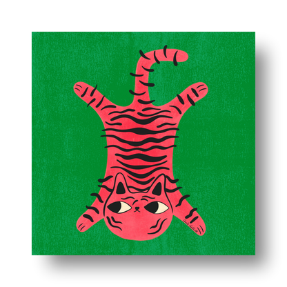 Cat Rug by Carrie Cantwell