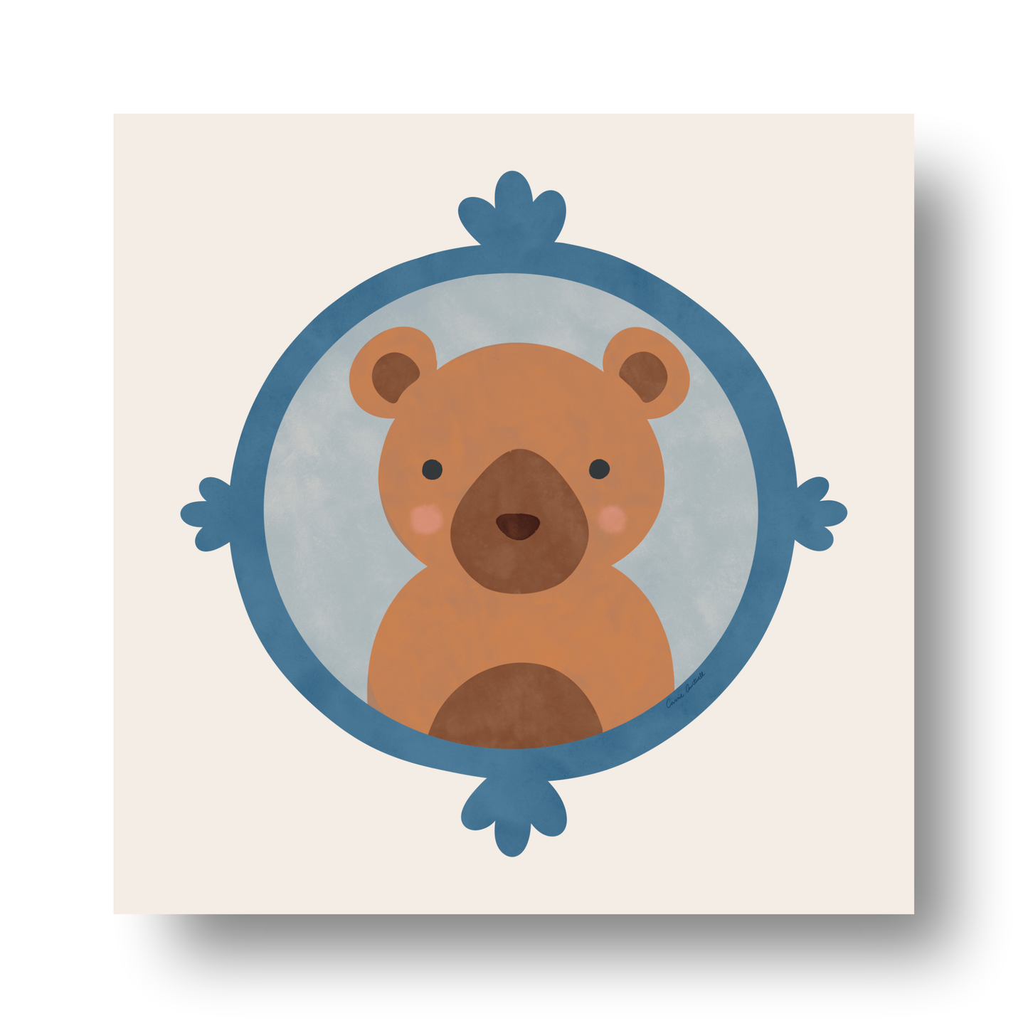 Animal Portraits Bear by Carrie Cantwell