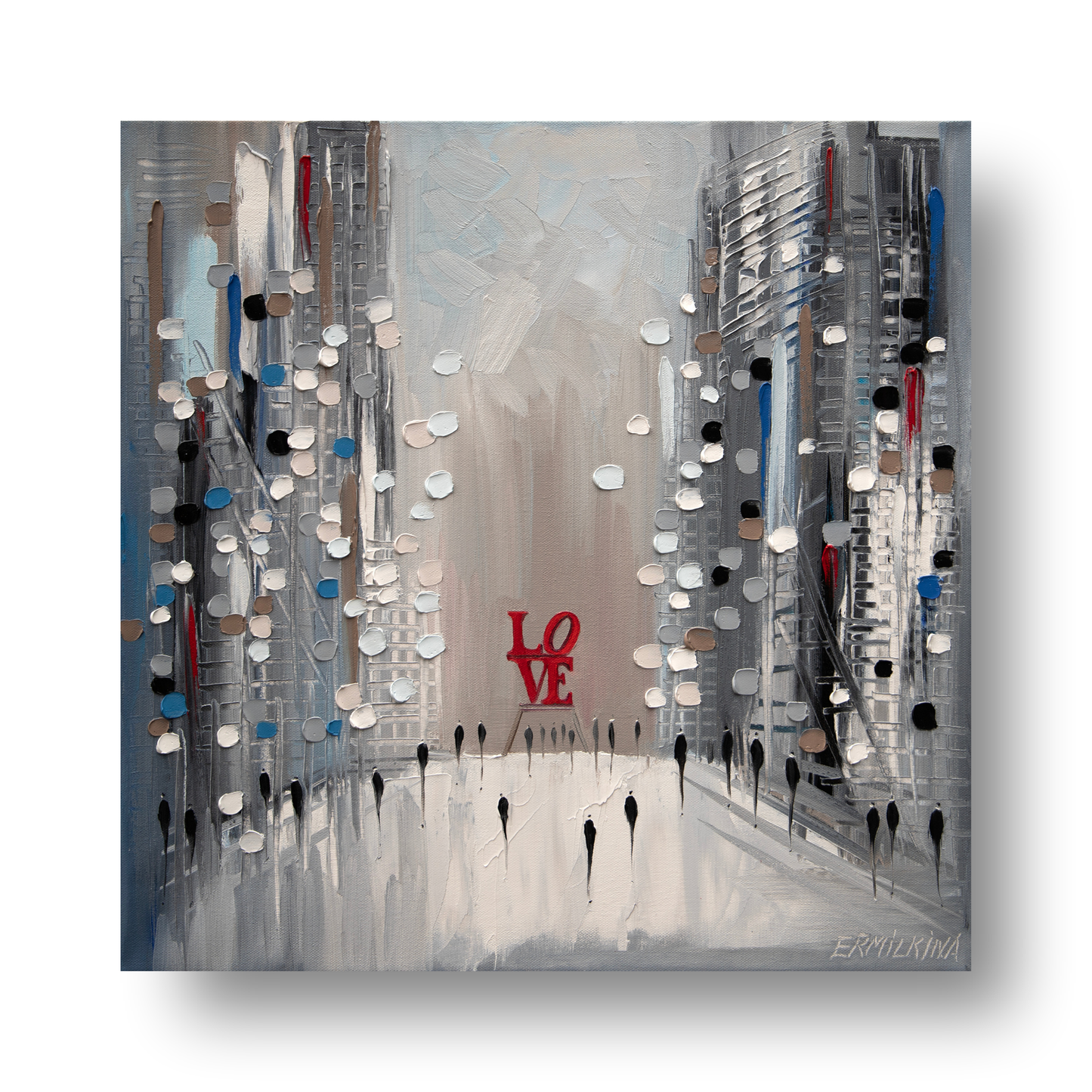 City Love Oil by Ekaterina Ermilkina
