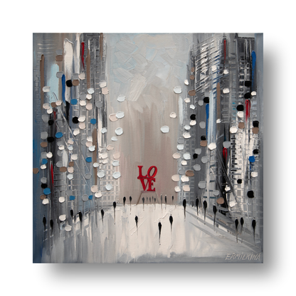 City Love Oil by Ekaterina Ermilkina