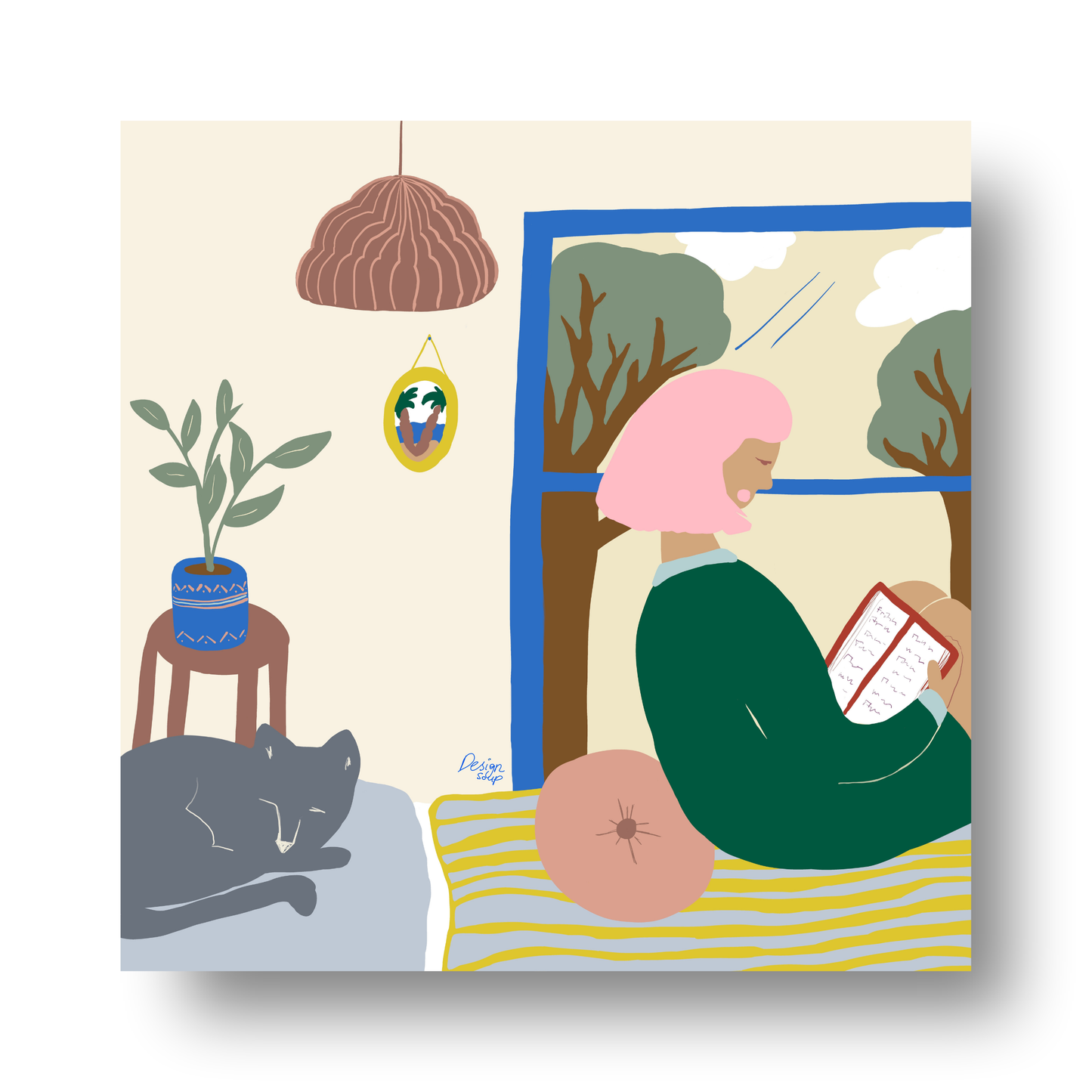 Favourite Pasttime by Alix Campbell Art