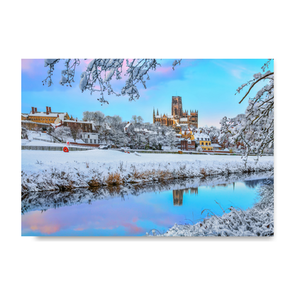 A Bright Snowy Afternoon in Durham by Steven Robinson