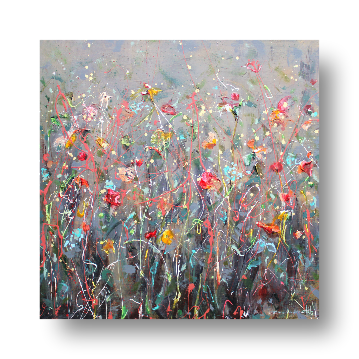 Wild Flowers Rouge by STUDIO PAINT-ING