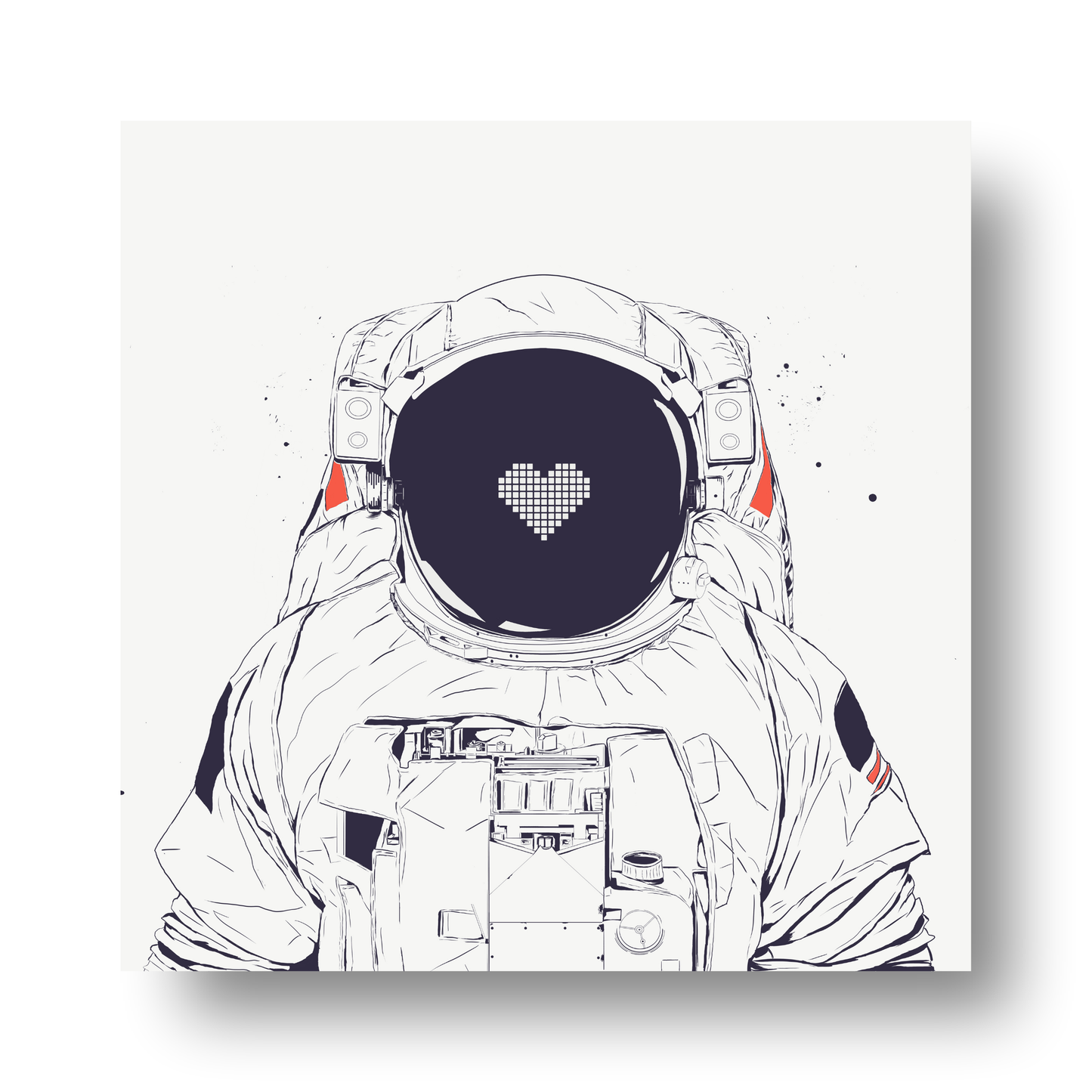 Astronaut Love by Balazs Solti
