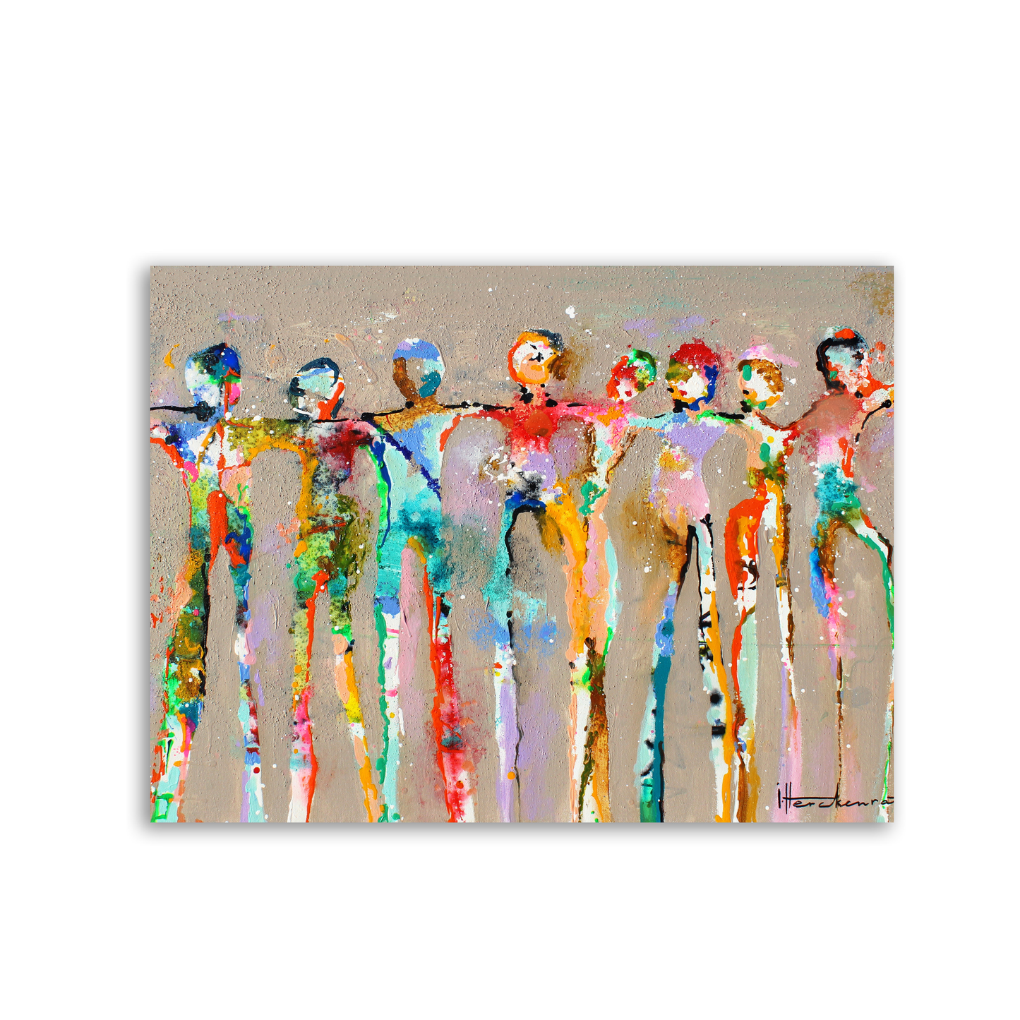 Connected People Eight by STUDIO PAINT-ING