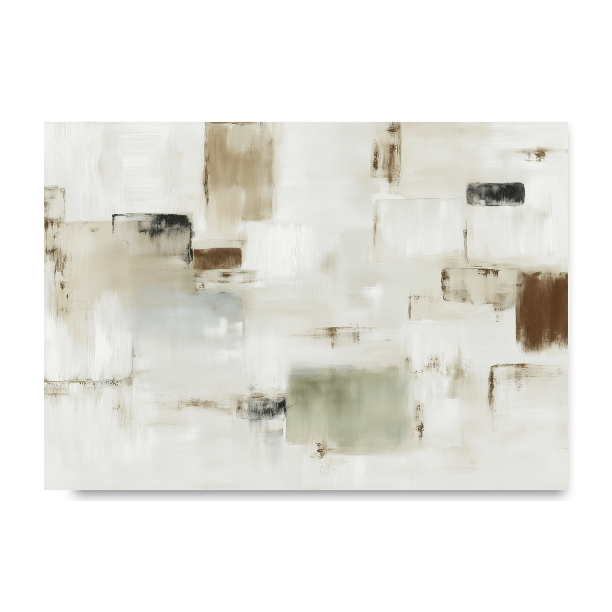 Cubist Block Abstract by Chromatic Storm Studio