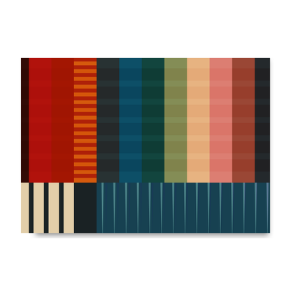 Multi Abstract Design Print by Print Punk Studio