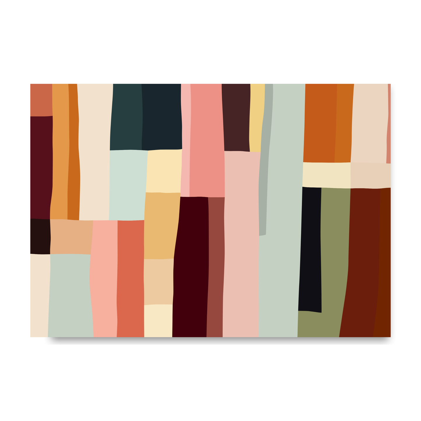 Cool Colour Blocking Artwork by Print Punk Studio