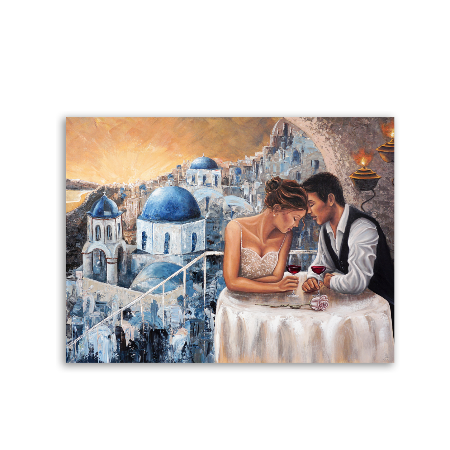 Heaven On Earth Santorini by Isabella Karolewicz