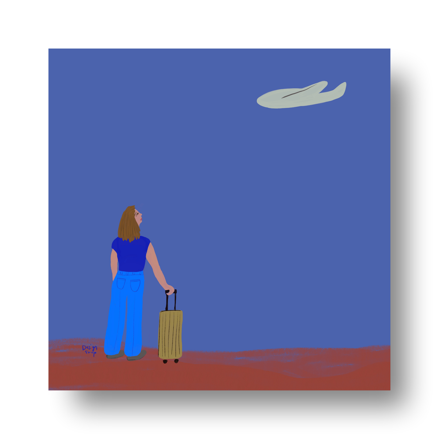 Travelling Solo by Alix Campbell Art